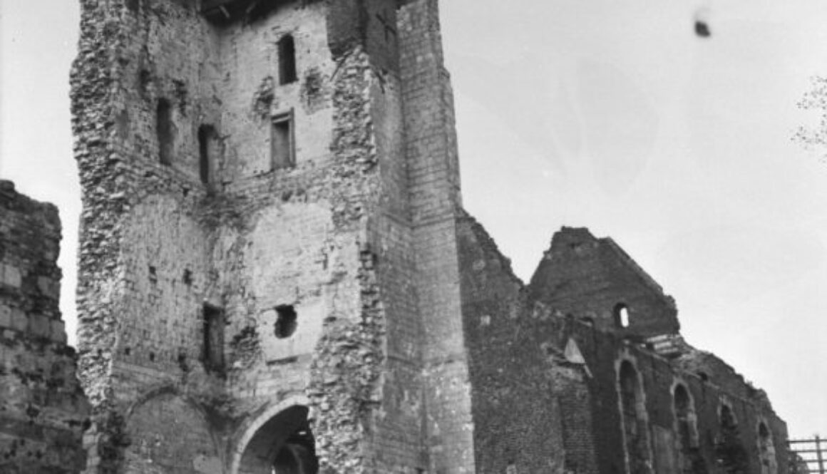 132_A church which was heavily bombarded by the Germans, Wailly [France] May, 1918.